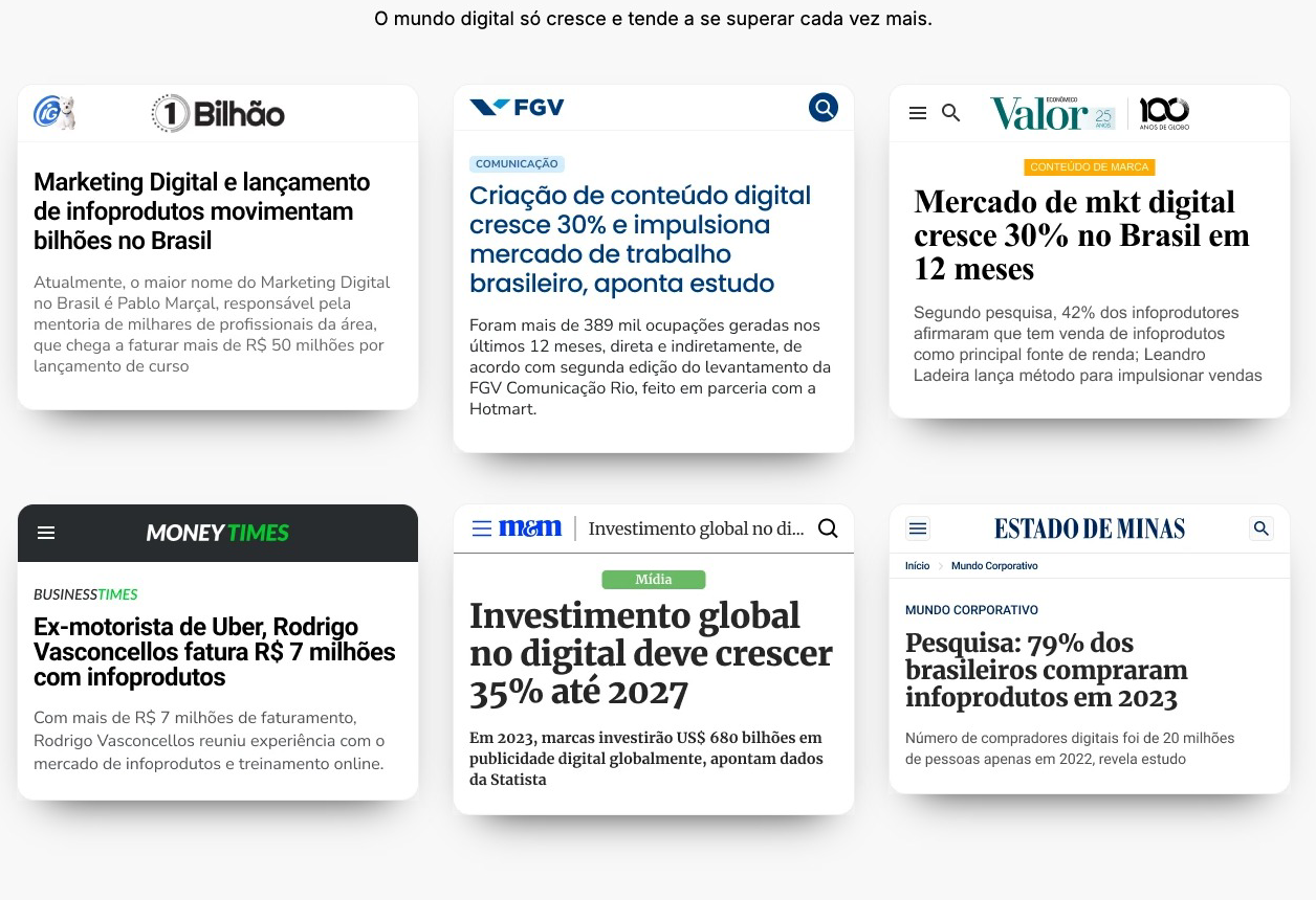 O mercado de infoprodutos na mídia